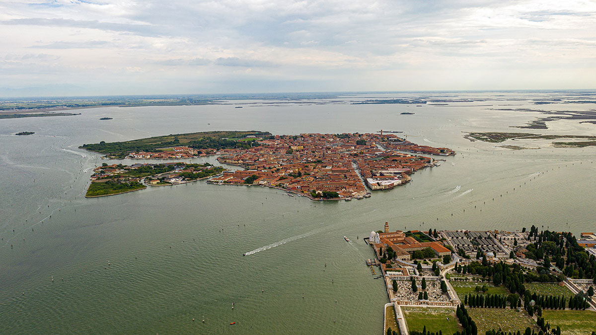 panoramica dell'isola di Murano a Venezia panoramica dell'isola di Murano a Venezia
